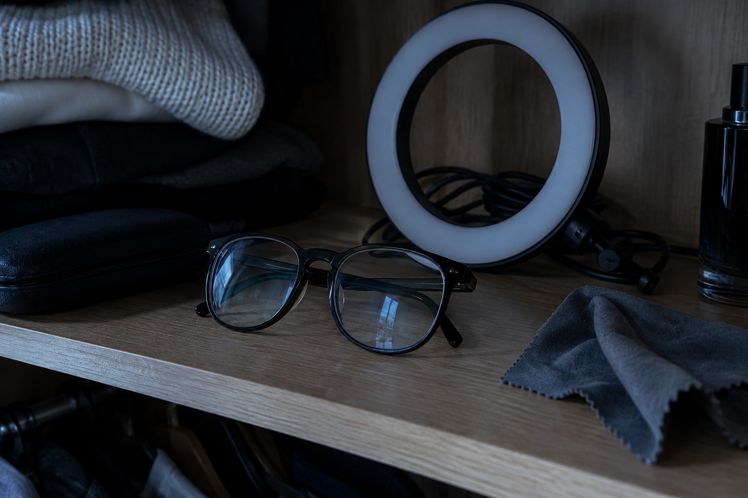 How to Stop Ring Light Reflection in Glasses