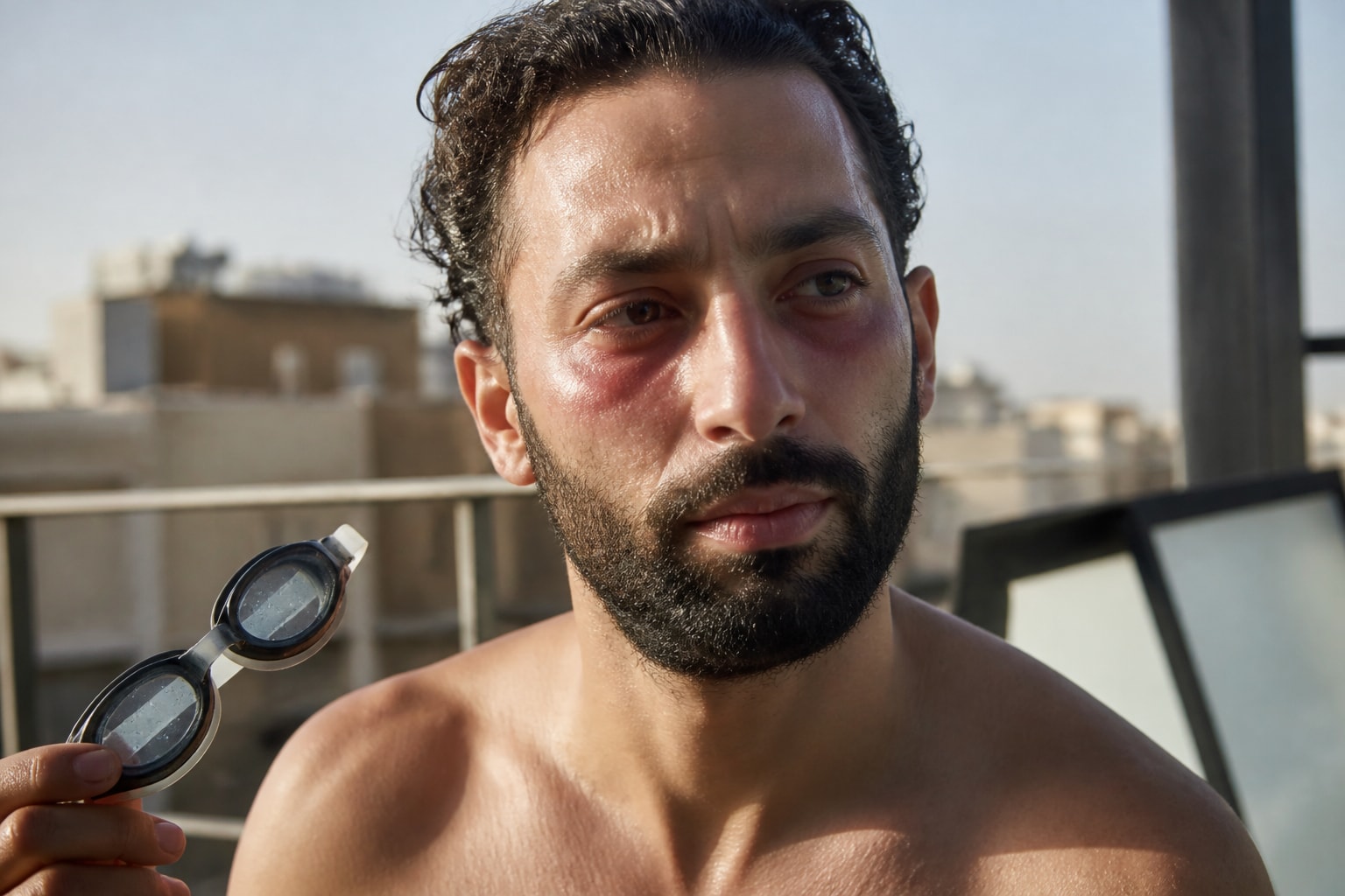 Rash Around Eyes From Swimming Goggles: What to Do